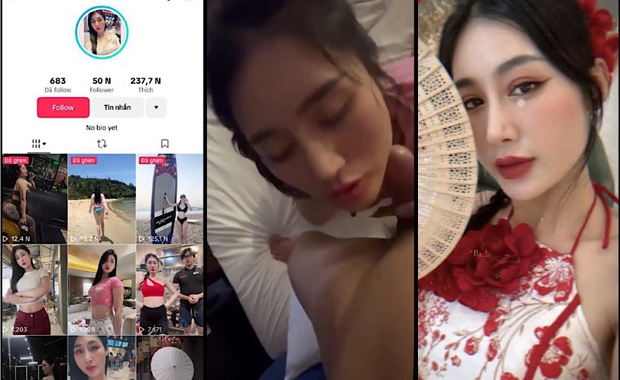 Hot Tiktoker Gymer hon 50k Follow Bui Thu Hang Lo full clip Bay lac xa do dit tung bim bu cu liem dit